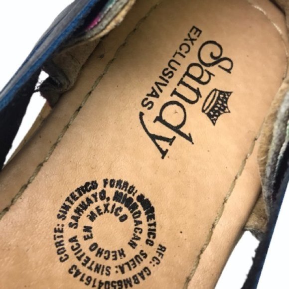 Sandy Exclusivas Rainbow Mexican Huaraches - Picture 9 of 9